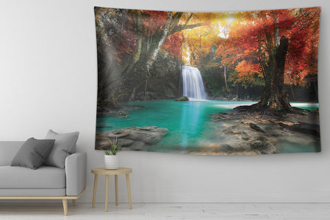 Deep Forest Waterfall