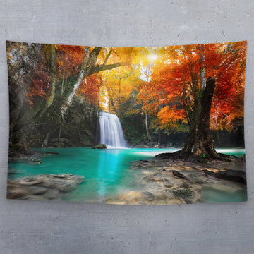 Deep Forest Waterfall