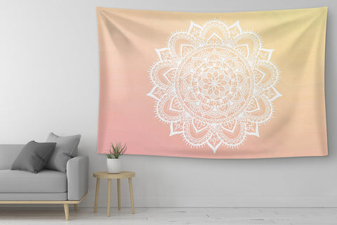 Peach Bohemian Mandala
