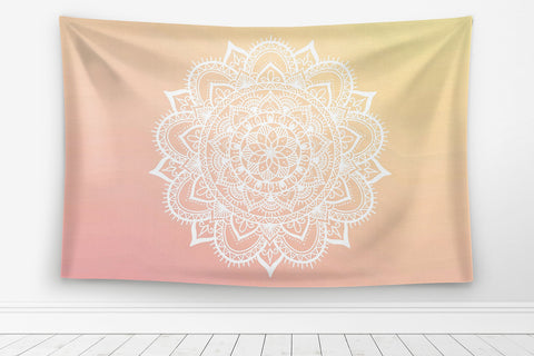Peach Bohemian Mandala