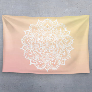 Peach Bohemian Mandala