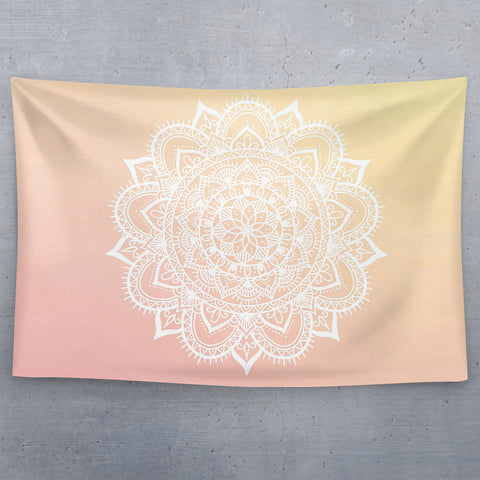 Peach Bohemian Mandala
