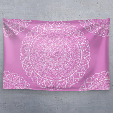 Pink Bohemian Mandala
