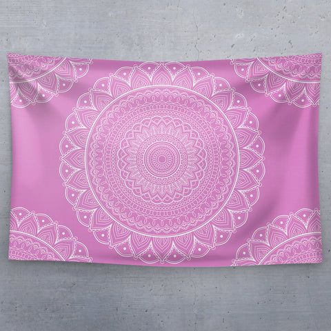 Pink Bohemian Mandala